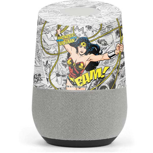 DC Comics Wonder Woman Classic Action Pose Google Home Skin